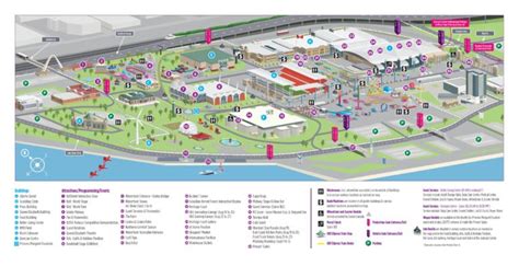 Canadian National Exhibition Map .